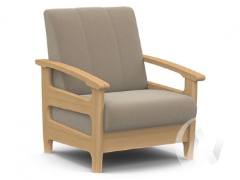 Кресло для отдыха Омега (бук лак/CATANIA LATTE) в Мохнатом Логу - mohnatyj-log.mebel54.com | фото