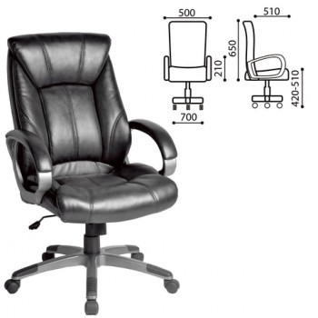Кресло офисное BRABIX Maestro EX-506 (черный) в Мохнатом Логу - mohnatyj-log.mebel54.com | фото