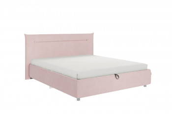 Кровать 1,6 Альба (Нежно-розовый велюр/под-мех) в Мохнатом Логу - mohnatyj-log.mebel54.com | фото