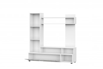 Мебель для гостиной "МГС 9" Белый / Цемент светлый в Мохнатом Логу - mohnatyj-log.mebel54.com | фото