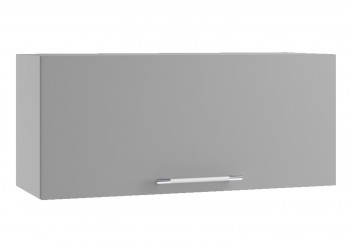 Норд ШВГ 800 Шкаф верхний горизонтальный (Софт смок/корпус Белый) в Мохнатом Логу - mohnatyj-log.mebel54.com | фото