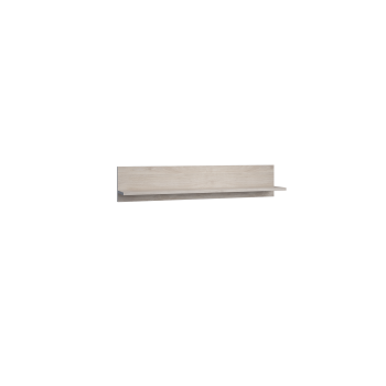 Полка навесная Саманта Дуб харбор белый в Мохнатом Логу - mohnatyj-log.mebel54.com | фото